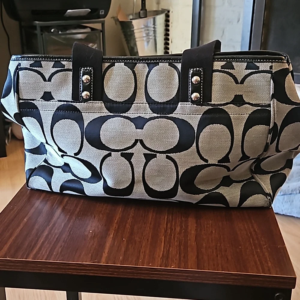 COACH Daisy Signature Canvas Satchel - Picture 2 of 5
